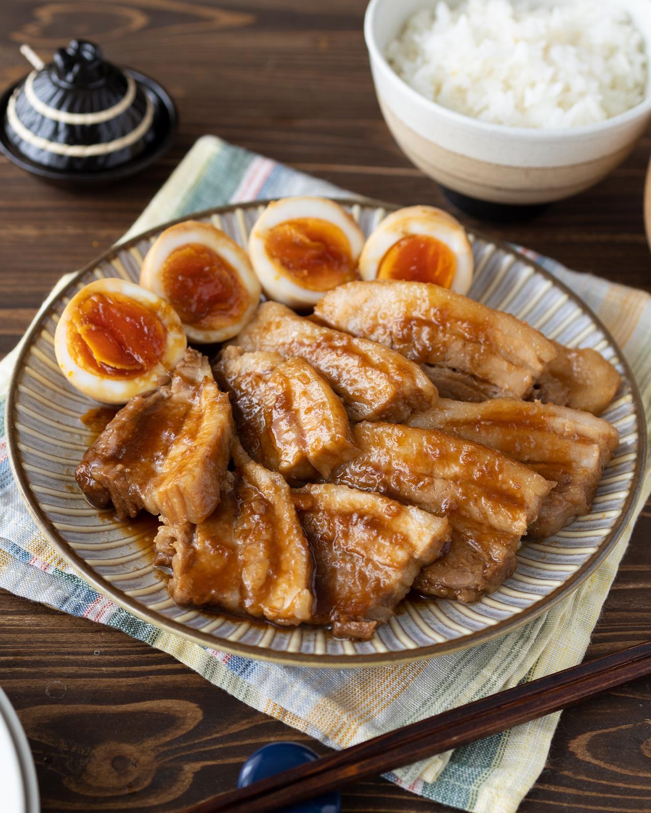 豚 の 角 煮 レシピ 炊飯 器