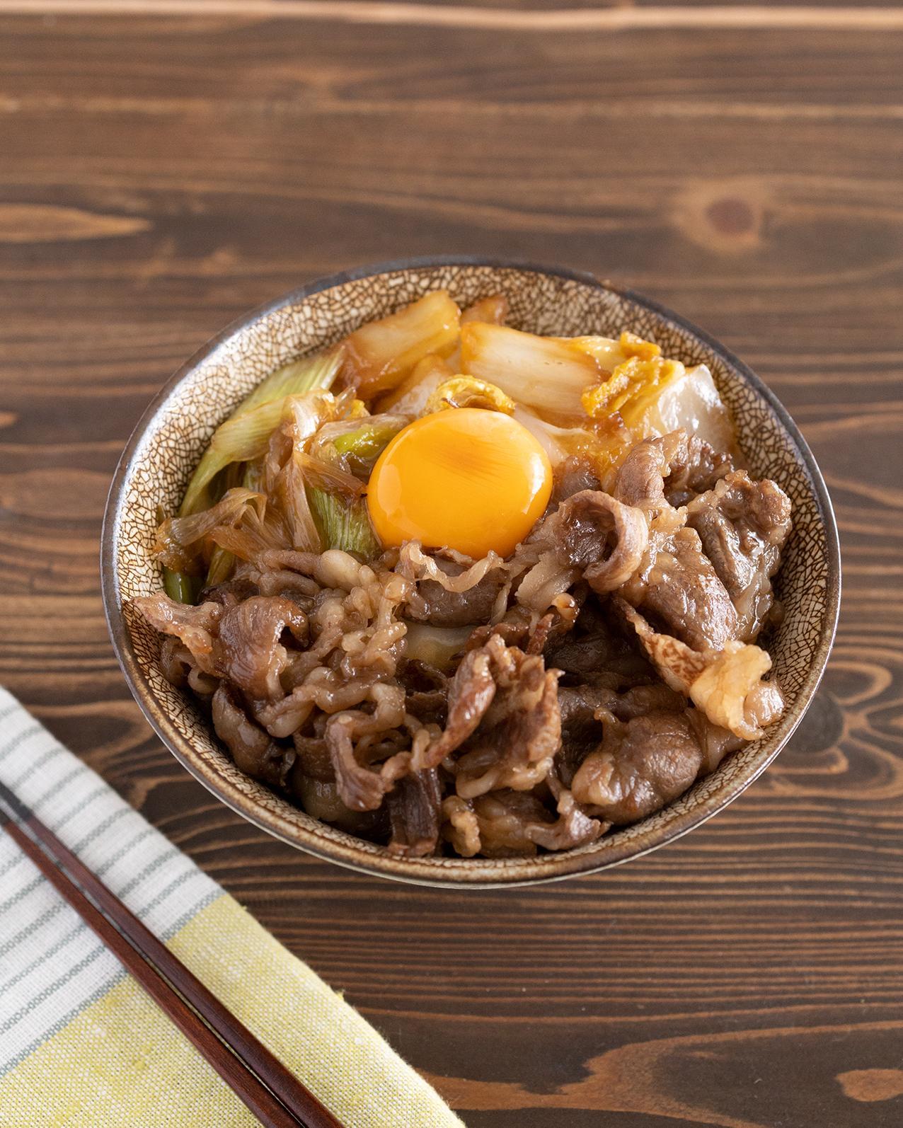 牛 すき焼き 丼